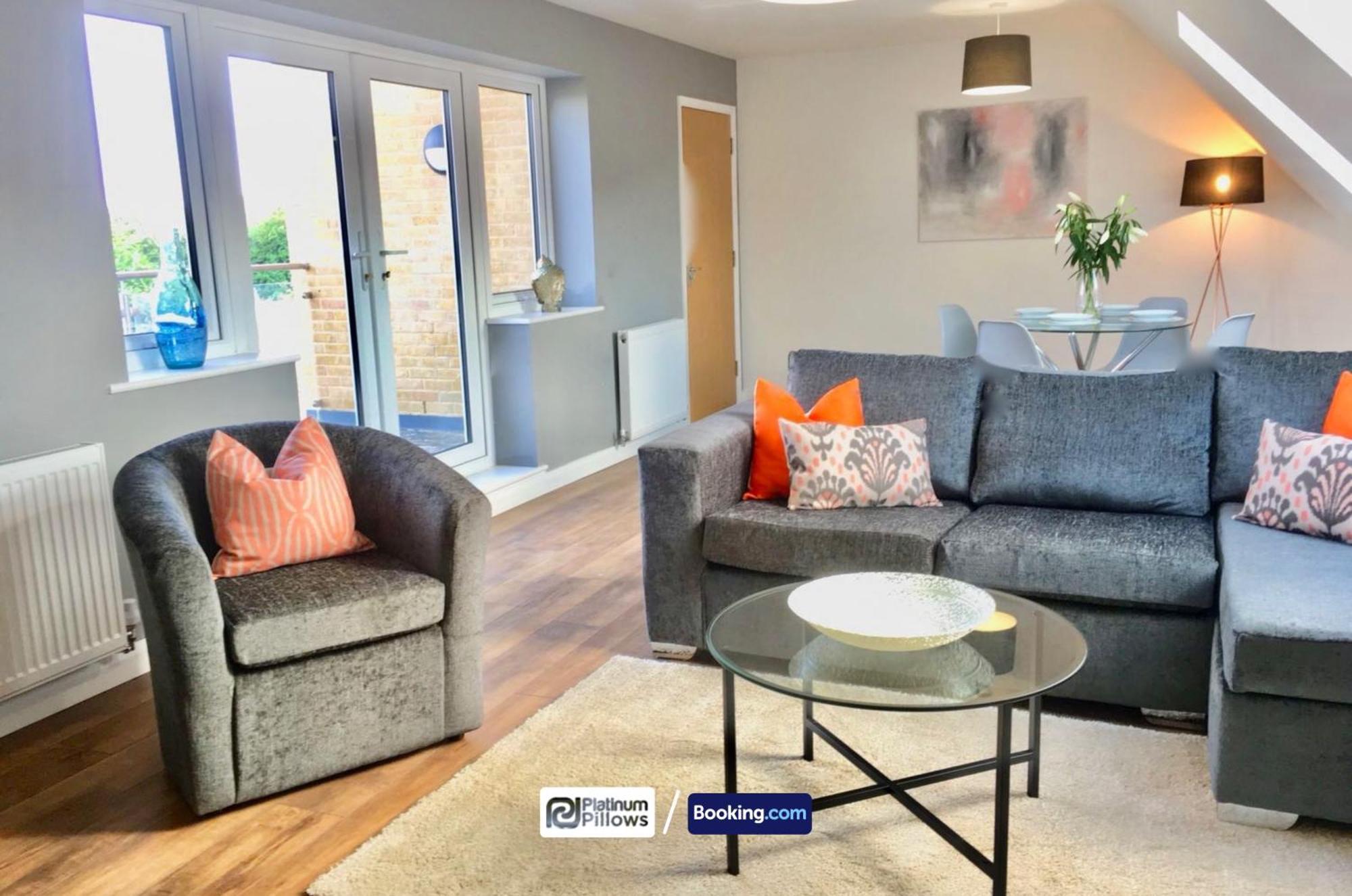 Modern Oxford 1Br Apt, Contractor & Family Accommodation, Near Oxford Hospitals And Science Park Exterior foto